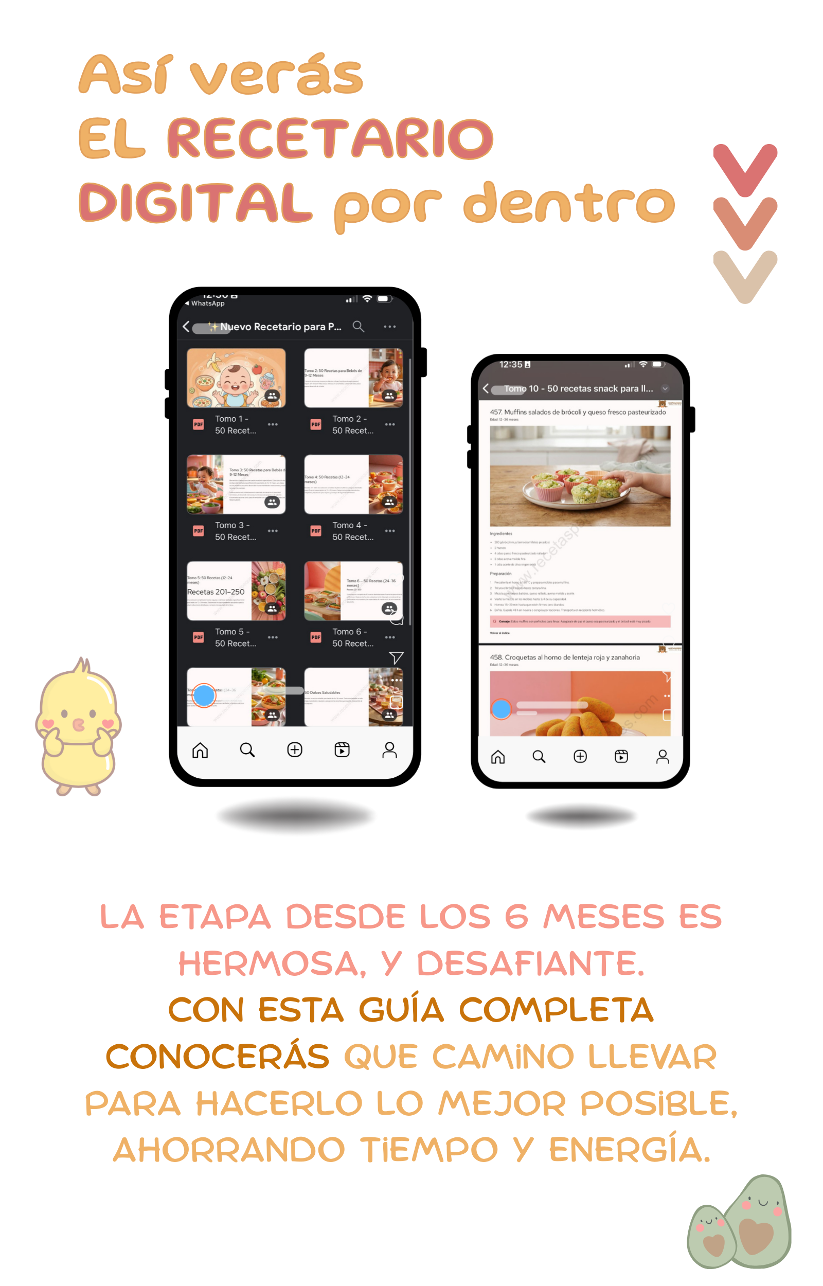 Asi veras el recetario digital